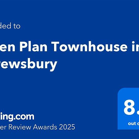 Open Plan Townhouse In Shrewsbury Vila Exterior foto